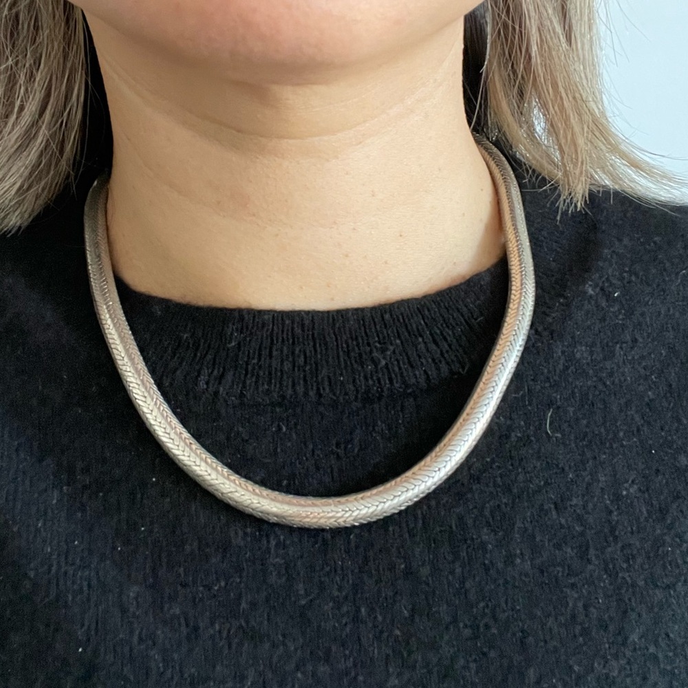 Silver necklace